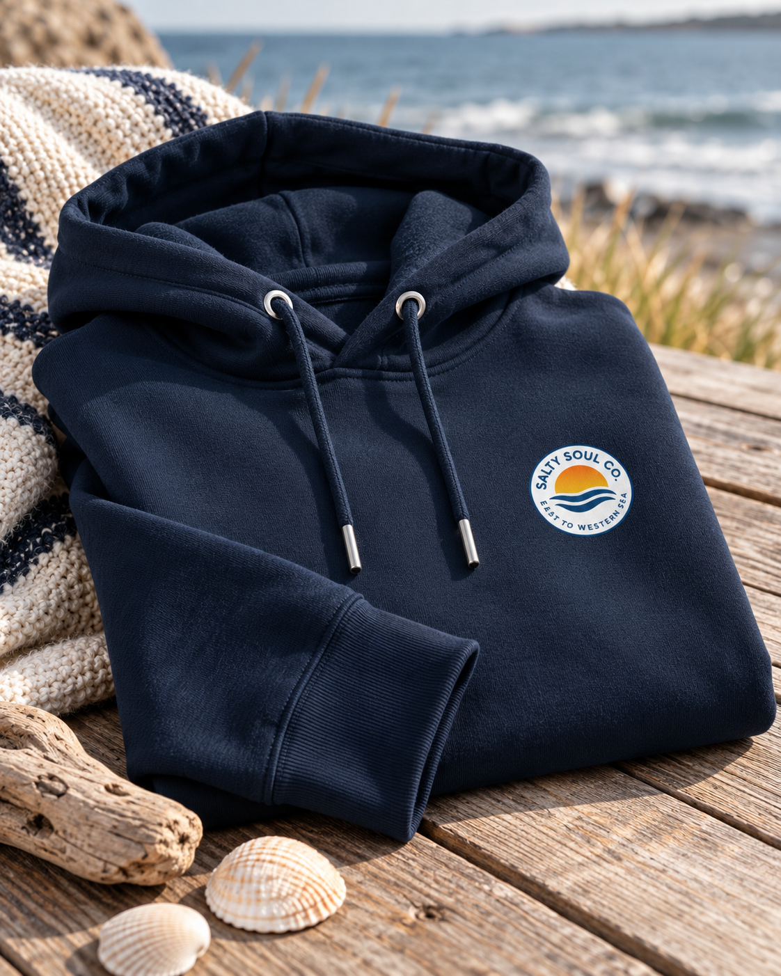 ECO Ultra Premium Heavyweight Hoodie – French Navy