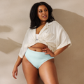 Bas de maillot taille haute Stilla Maris – Rayé