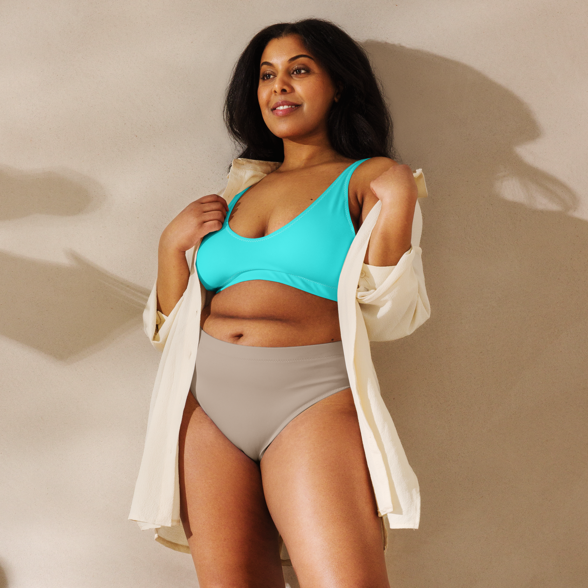 Stilla Maris Padded Bikini Top – Teal