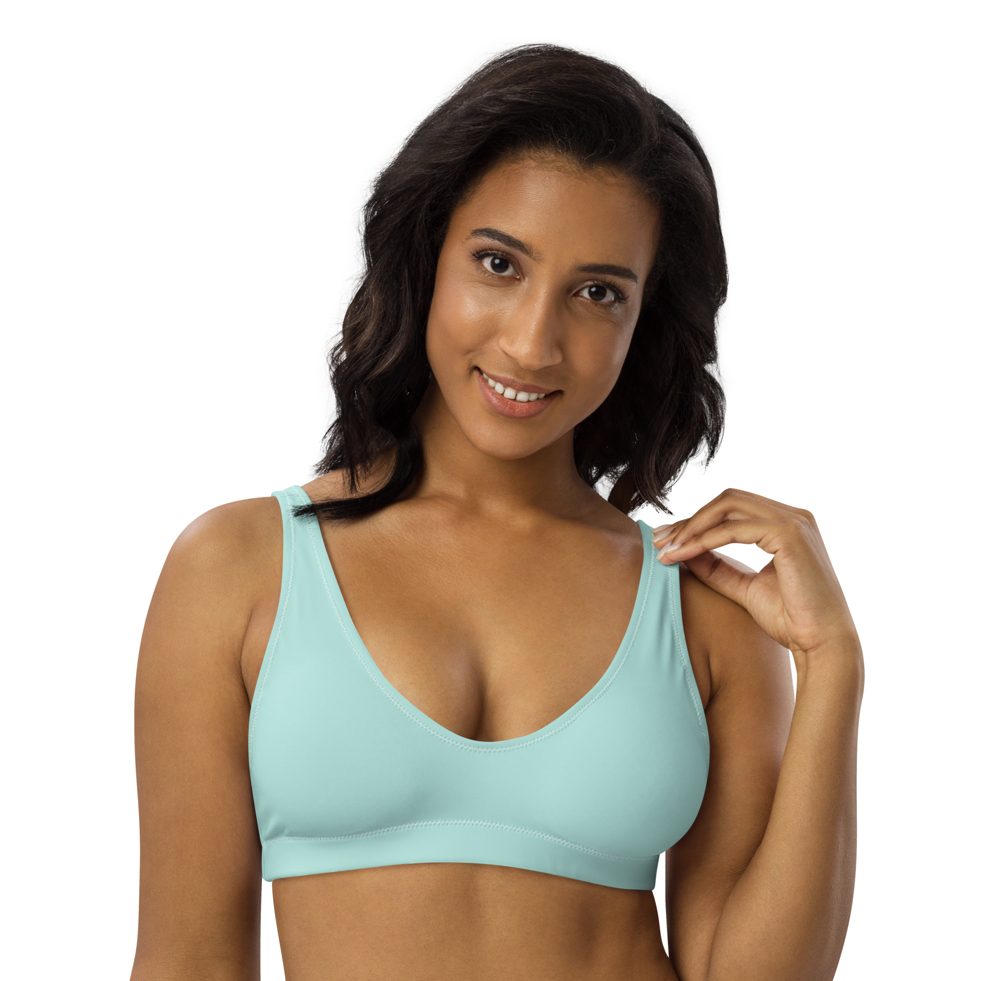 Stilla Maris Padded Bikini Top – Teal
