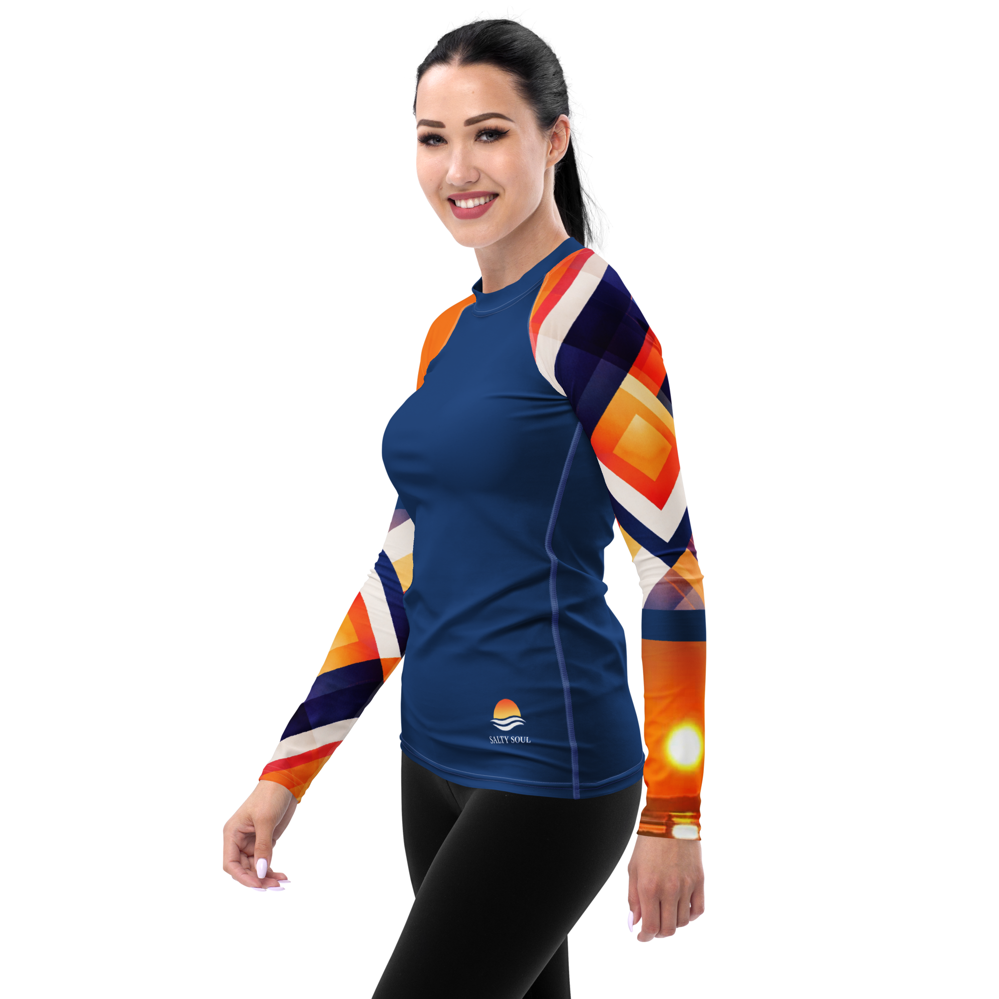 Solea Collection Women’s Rashguard – Sunset Sleeve