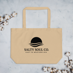 Large ECO Beach Bag Monochrome Logo B