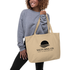 Large ECO Beach Bag Monochrome Logo B