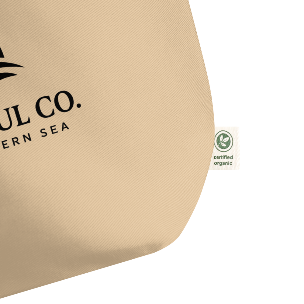 Large ECO Beach Bag Monochrome Logo B