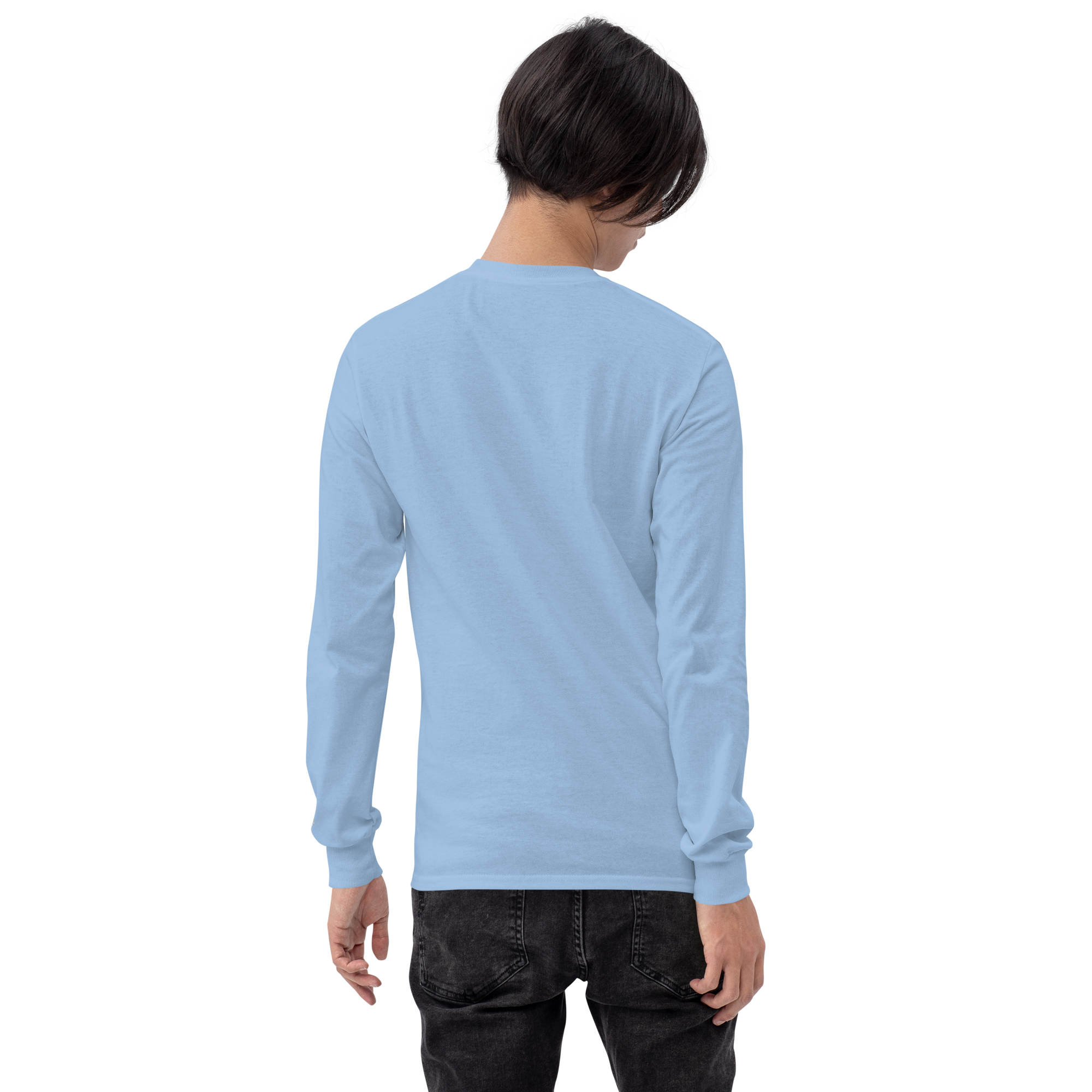 Coastal Long Sleeve Tee | Classic Weight – Light Blue