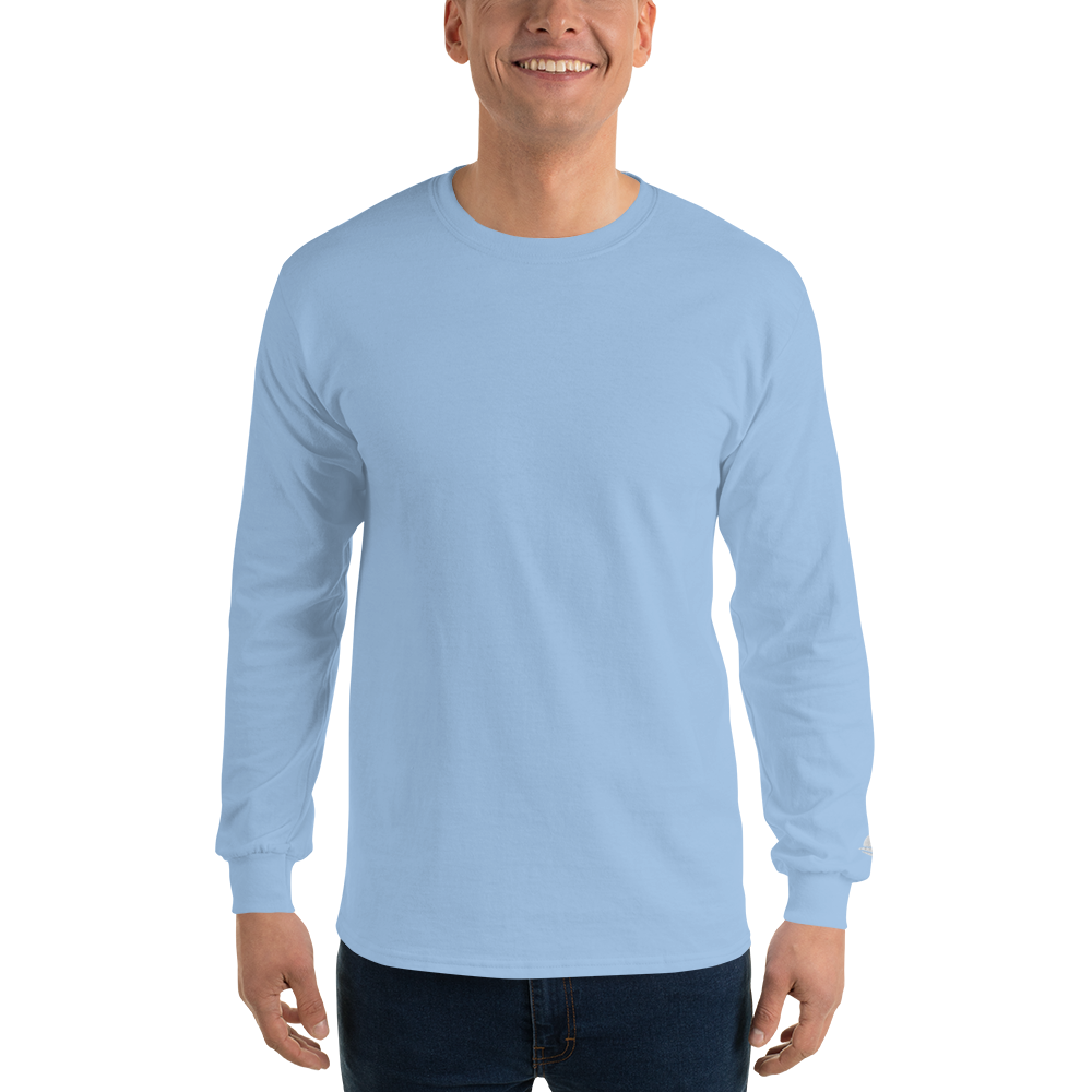Coastal Long Sleeve Tee | Classic Weight – Light Blue