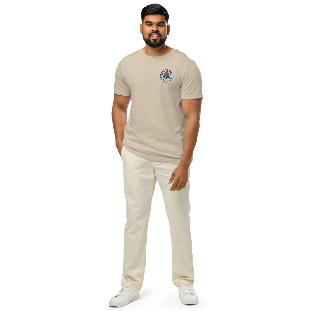 ECO All-Gender Mid-Light T-Shirt – 2 Colour Logo