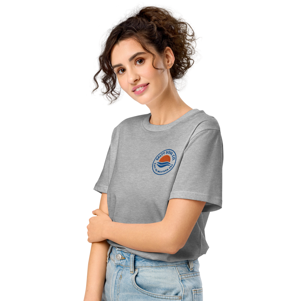 ECO All-Gender Mid-Light T-Shirt – 2 Colour Logo